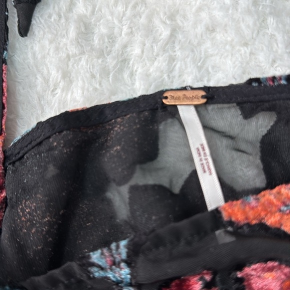 Free People | Tied to You Floral Velvet Tank in Dark Combo - Picture 7 of 8